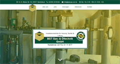 Desktop Screenshot of bgt-gas-oel.de